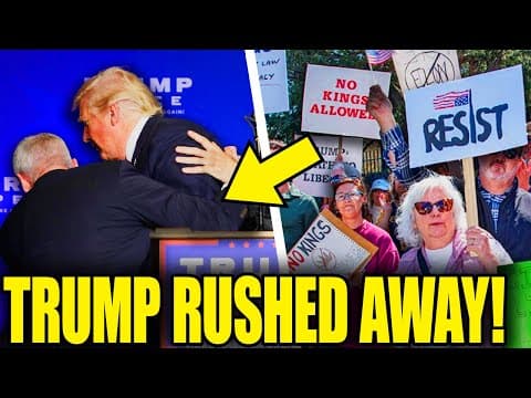 Trump RUSHED AWAY As MASS Protests ERUPT In DC! thumbnail
