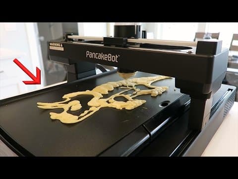 Print your BREAKFAST - NEW 3D Pancake Printer!! thumbnail