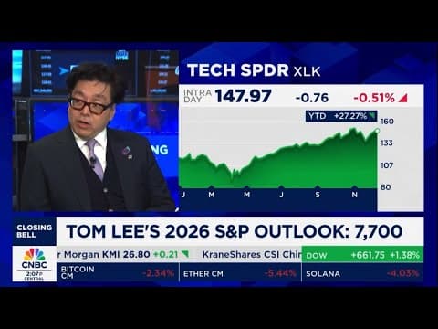 Tom Lee: What’s in store for markets in 2026? thumbnail