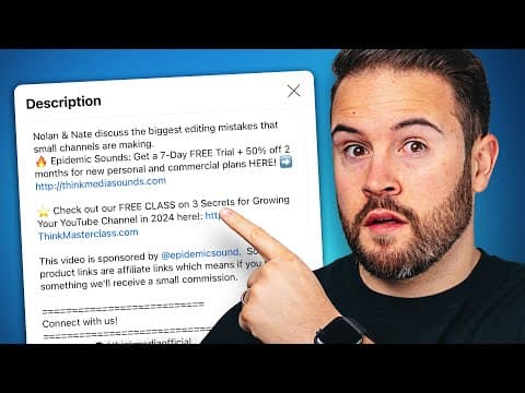 Setup Your YouTube Description The Right Way! (More Views & Money) thumbnail