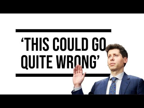 'This Could Go Quite Wrong' - Altman Testimony, GPT 5 Timeline, Self-Awareness, Drones and more thumbnail