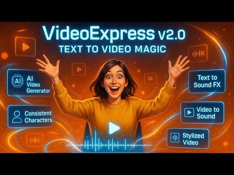 VideoExpressAI 2.0: New Update Demo (All-In-One AI Video Tool) thumbnail