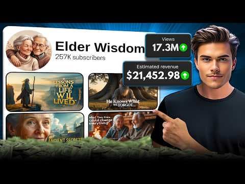 How I Used AI to Build a VIRAL Elderly Wisdom Faceless Channel (FULL COURSE) thumbnail