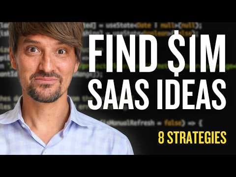 Give Me 36 Minutes and I'll Teach You How to Find $1M SaaS Ideas thumbnail