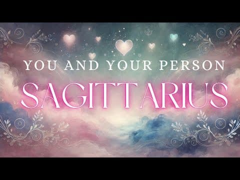 SAGITTARIUS tarot love ♐️ You And Your Person Right NOW [Sagittarius October 2025] thumbnail