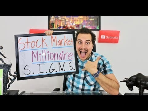 5 Signs You Will be a Stock Market Millionaire! thumbnail