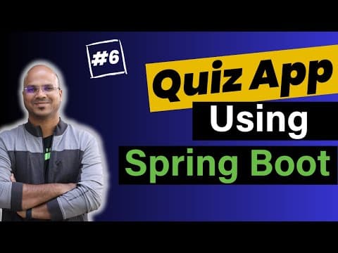 Quiz App Using Spring Boot #6 | Microservices Tutorial thumbnail