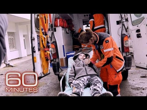 Convoy of Life: Getting kids with cancer out of Ukraine | 60 Minutes thumbnail