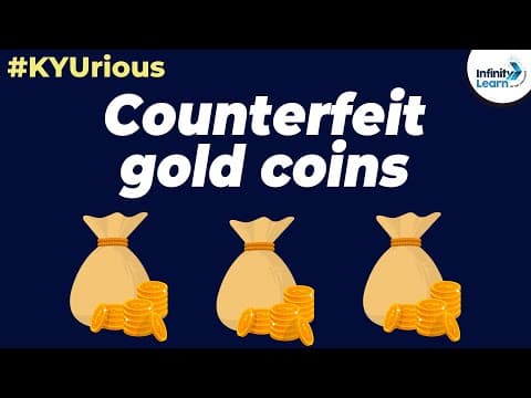 Counterfeit gold coins Riddle | Don't Memorise thumbnail