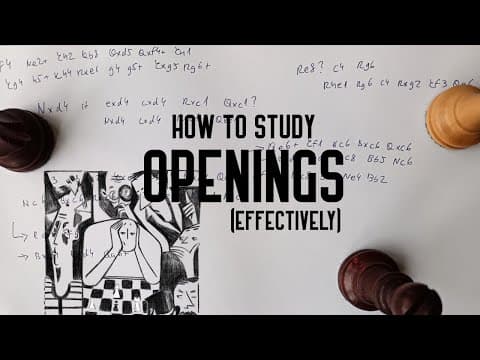 How to learn chess openings in 4 simple steps thumbnail