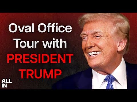 Oval Office Tour with President Trump thumbnail
