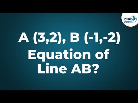 Find Equation of a Line (Given the coordinates) | (GMAT/GRE/CAT/Bank PO/SSC CGL) | Don't Memorise thumbnail