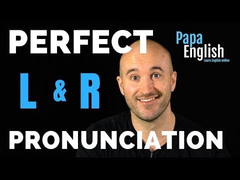 Perfect Pronunciation! L and R sounds thumbnail