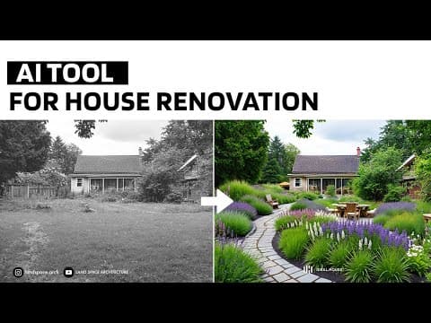AI Generates FREE Garden And Interior Design Ideas thumbnail