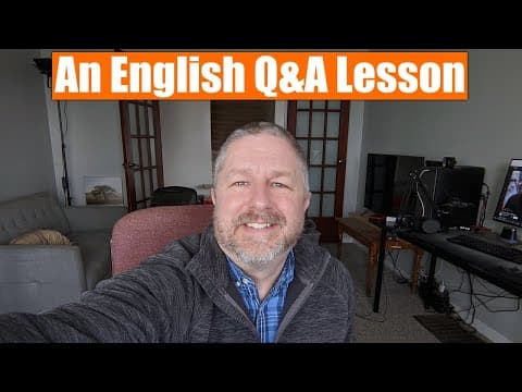 How to Improve Your English with a Q&A Lesson thumbnail
