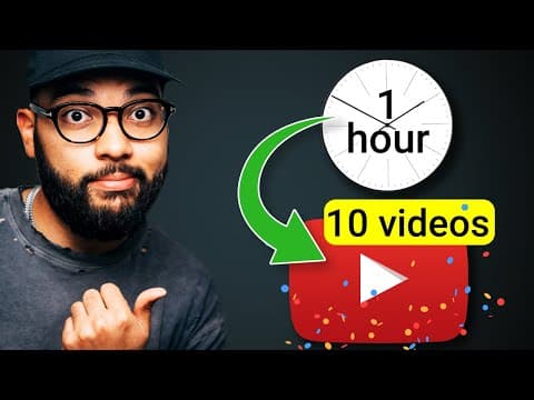How to Create 10 YouTube Videos in 1 Hour | YouTube Q&A w/ Think Media thumbnail