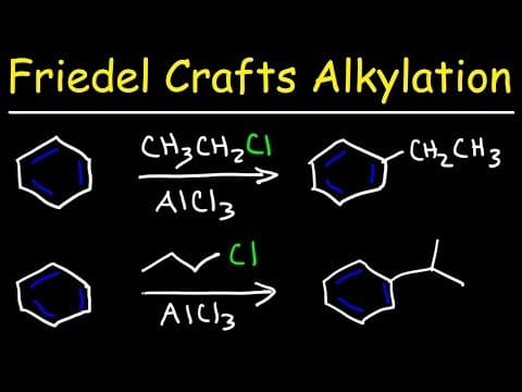 Friedel Crafts Alkylation of Benzene Reaction Mechanism - Tons of Examples! thumbnail