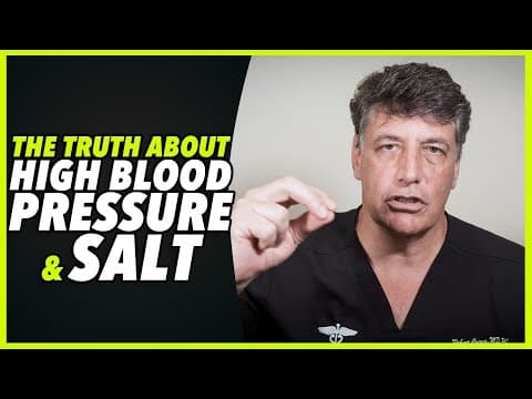 Ep:188 THE TRUTH ABOUT HIGH BLOOD PRESSURE AND SALT - by Robert Cywes thumbnail