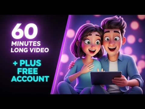 Create a 60-Minute Animation for FREE | No Watermark, Free Account thumbnail