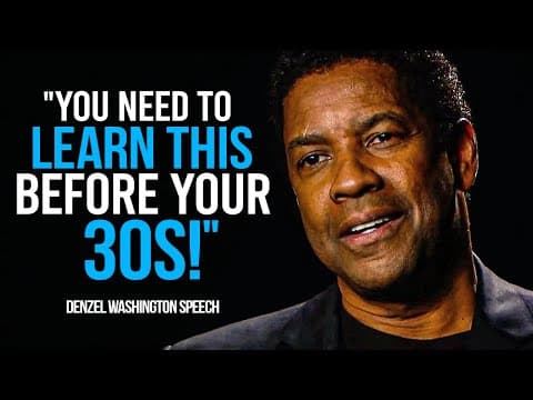 What Life Lessons Should Young People Learn from Denzel Washington? thumbnail