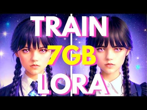 ULTIMATE FREE LORA Training In Stable Diffusion! Less Than 7GB VRAM! thumbnail