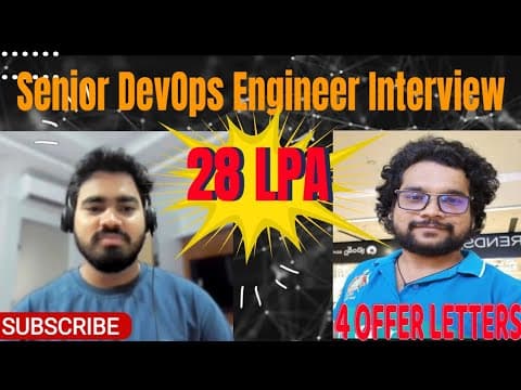 Excellent Senior DevOps Engineer Real Interview For 5 to 8 years Experienced || Candidate 6 thumbnail