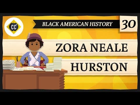Zora Neale Hurston: Crash Course Black American History #30 thumbnail