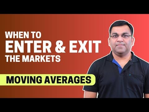 When to ENTER & EXIT the Stock Markets | 50 Day Moving Average Strategy | Golden Crossover | 200 DMA thumbnail