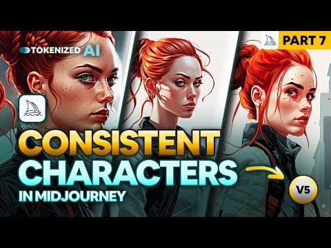 CONSISTENT Characters Still Work in Midjourney V5! thumbnail