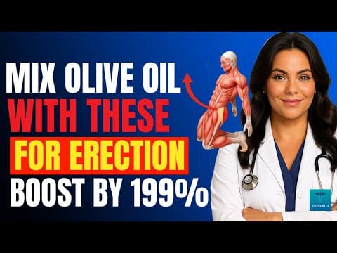 UROLOGIST: Mix Olive Oil With THIS Before Bed for Explosive Testosterone | Men Over 50 thumbnail