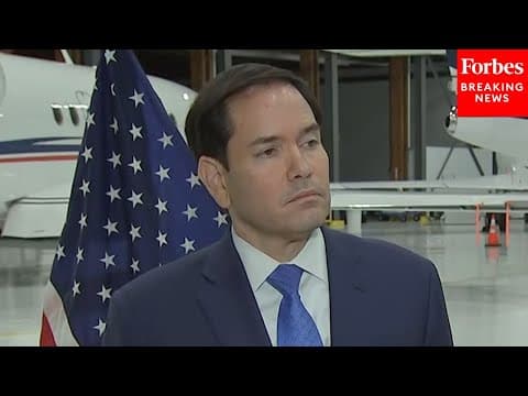 BREAKING: Secretary Of State Marco Rubio Takes Questions As He Departs G7 Foreign Ministers' Meeting thumbnail