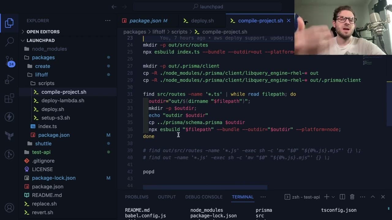 YouTube video player