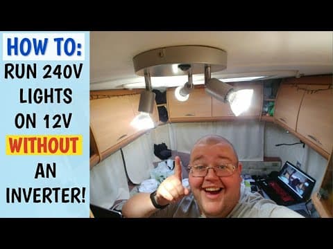 How to Convert 240V LED Spotlights to 12V in a Motorhome thumbnail