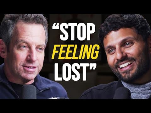Sam Harris ON: The MEANING OF LIFE & Finding Wisdom Through MEDITATION | Jay Shetty thumbnail