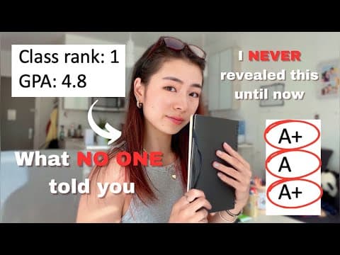 The SECRET to Straight A's NO MATTER WHAT thumbnail