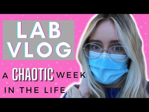 LAB VLOG: a ~ chaotic ~ week in the life of a chemistry PhD student | My PhD and Me thumbnail