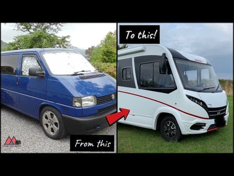 How did we get a FREE Motorhome for a year? Our VANLIFE journey from VW T4 to A Class Motorhome thumbnail