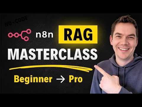 n8n RAG Masterclass - Build AI Agents + Systems that Actually Work thumbnail