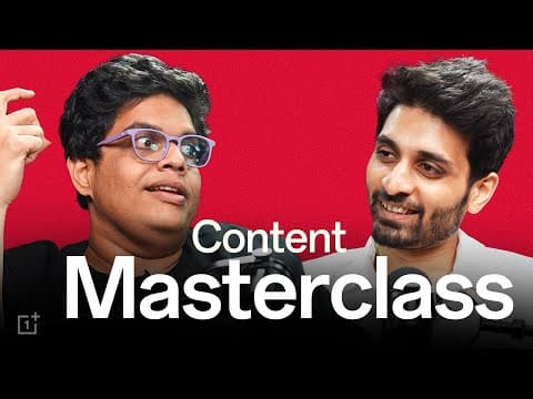 Tanmay Reveals 0 to 1 Million Content Creator Path | Advanced Content Creation thumbnail