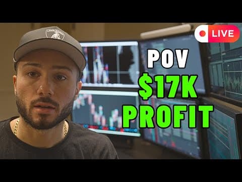 pov: making $17k profit in 3 minutes (LIVE TRADING) thumbnail