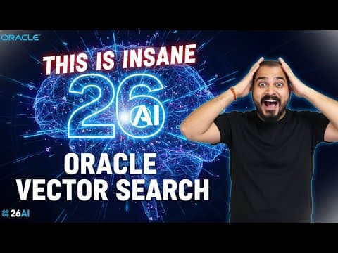 How Does Oracle 26AI Vector Search Compare? thumbnail