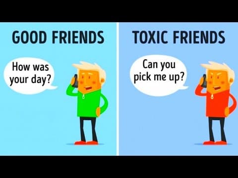 10 Differences Between Good Friends and Toxic Friends thumbnail