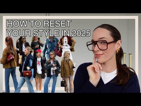 HOW TO RESET YOUR WARDROBE IN 2025 (without spending any money!) | Style & closet reset on a budget thumbnail