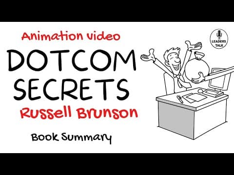DotCom Secrets | Russell Brunson | Book Summary on click funnels thumbnail