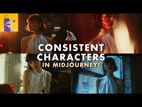 HUGE Update: Create Consistent Characters in Midjourney (Easy Tutorial) thumbnail