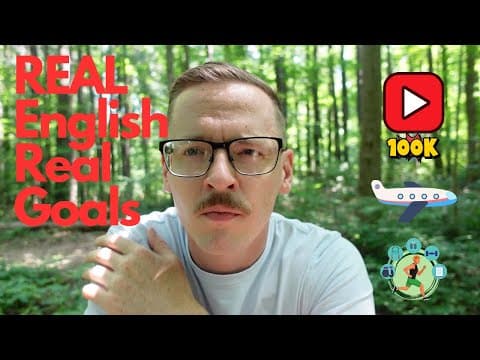 Learn Real Life English with My Big Life Goals 🎯 (Fitness, Travel, YouTube!) | Comprehensible Input thumbnail