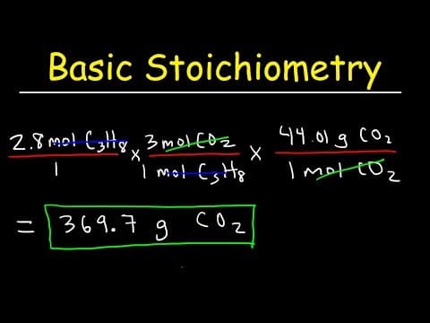 What Is Stoichiometry and How Do You Use It? thumbnail