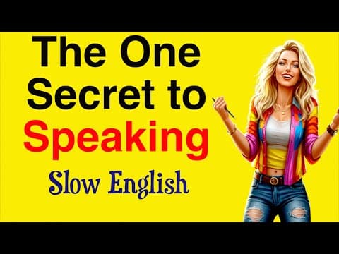 Learn English with Podcasts | Slow Listening Practice for Beginners to Improve Speaking and Fluency thumbnail