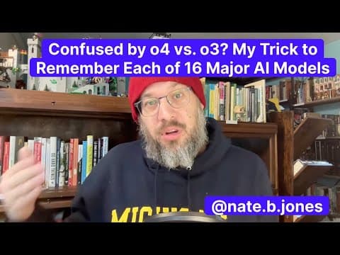 Confused by o4 vs. o3? My Trick to Remember Each of the 16 Major AI Models thumbnail
