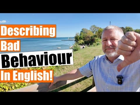 Describing Bad Behaviour in English thumbnail